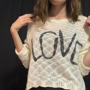 Love sweater